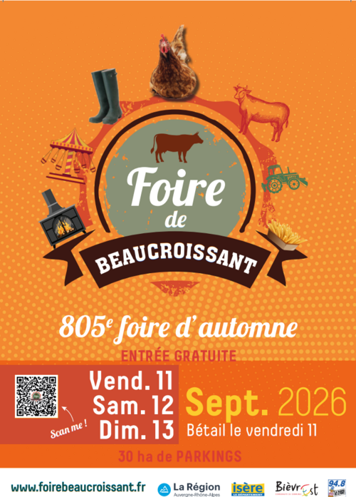 FOIRE DAUTOMNE 2026 - 11, 12 et 13 SEPTEMBRE 2026 - Foire____