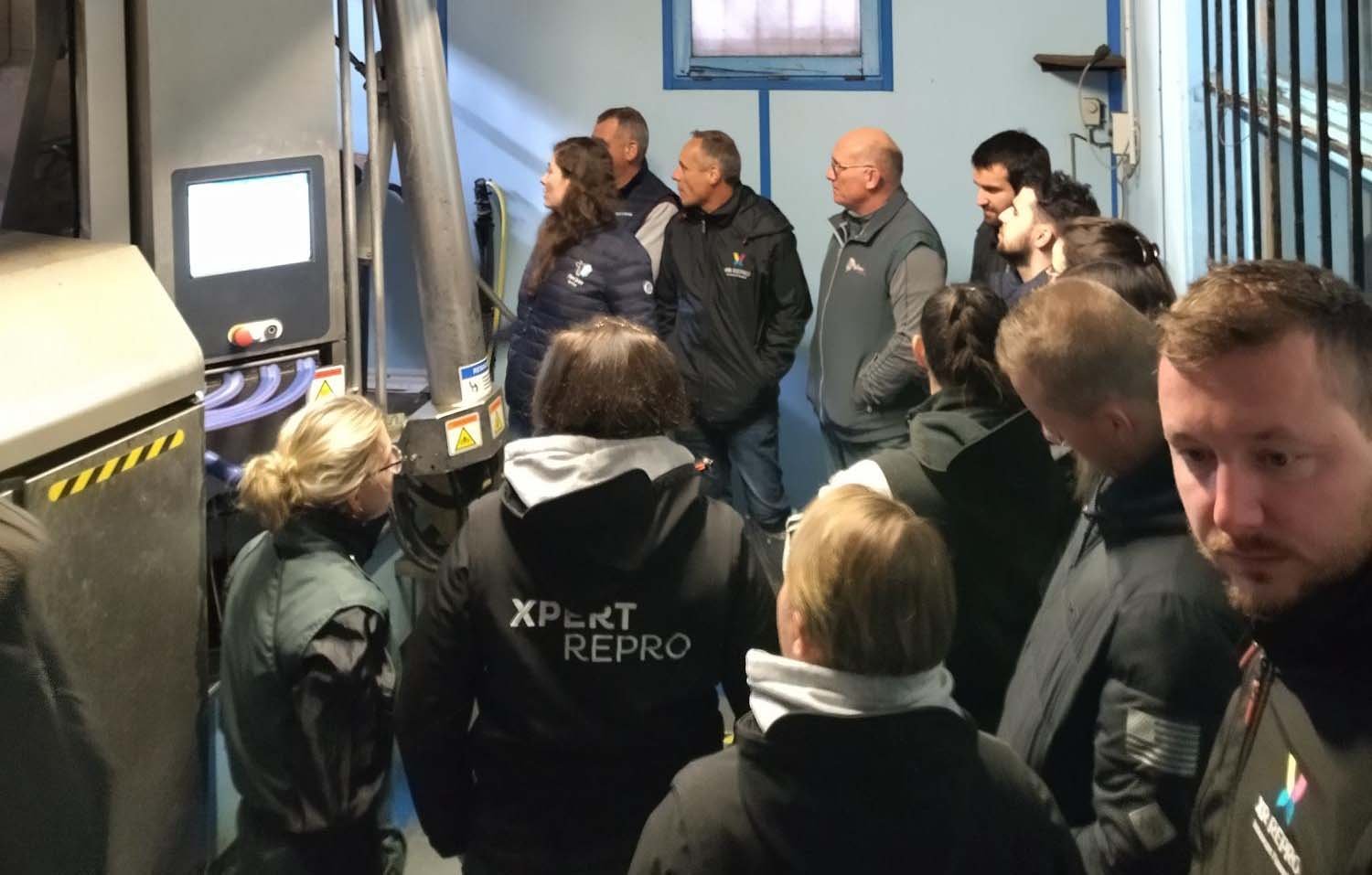 Les Xperts dXR REPRO en séminaire en 2024 avec Camille VIAL pour optimiser le traitement des données des robots de traite