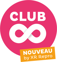 Logo club infini fond rose - by xr repro orange Logo club infini fond rose - by xr repro orange