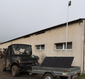 Installation station solaire